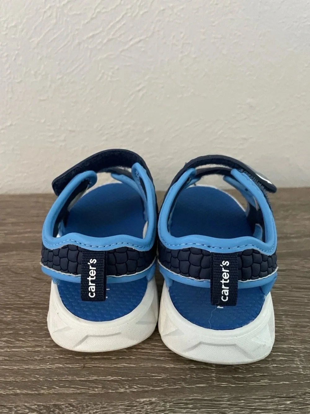 Kids Blue Shark Sandals - Comfortable Active Sandals